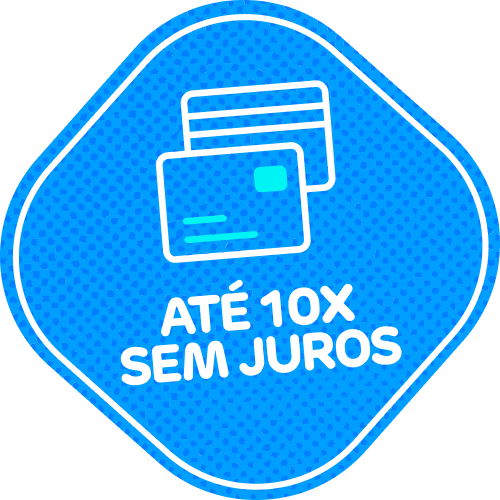 Até 10x sem juros.