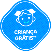 Criança grátis.