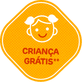 Criança grátis.